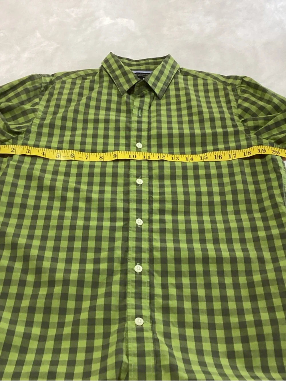 Men’s Banana Republic Soft Wash Slim Fit Check Button-Down Shirt S Casual
